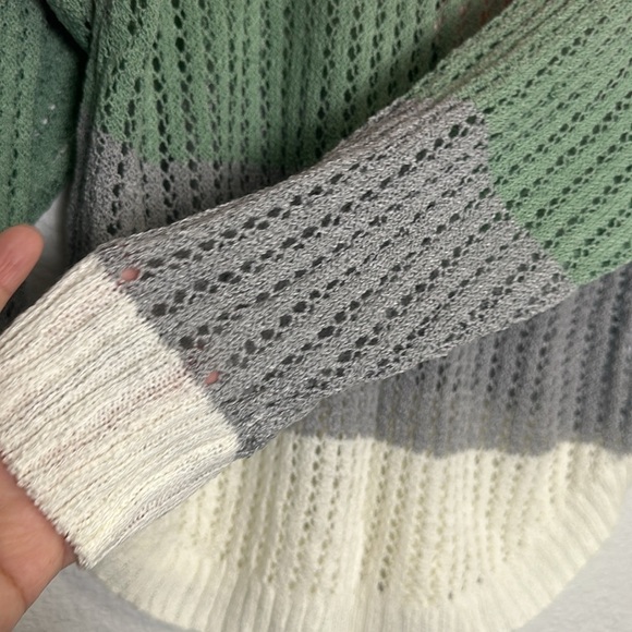 143 Story by Line Up Colorblock Knit Pullover Sweater Womens Size Small NWT - Picture 4 of 9